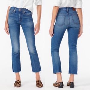 NWOT J CREW Billie Demi Boot Jeans 27T!
